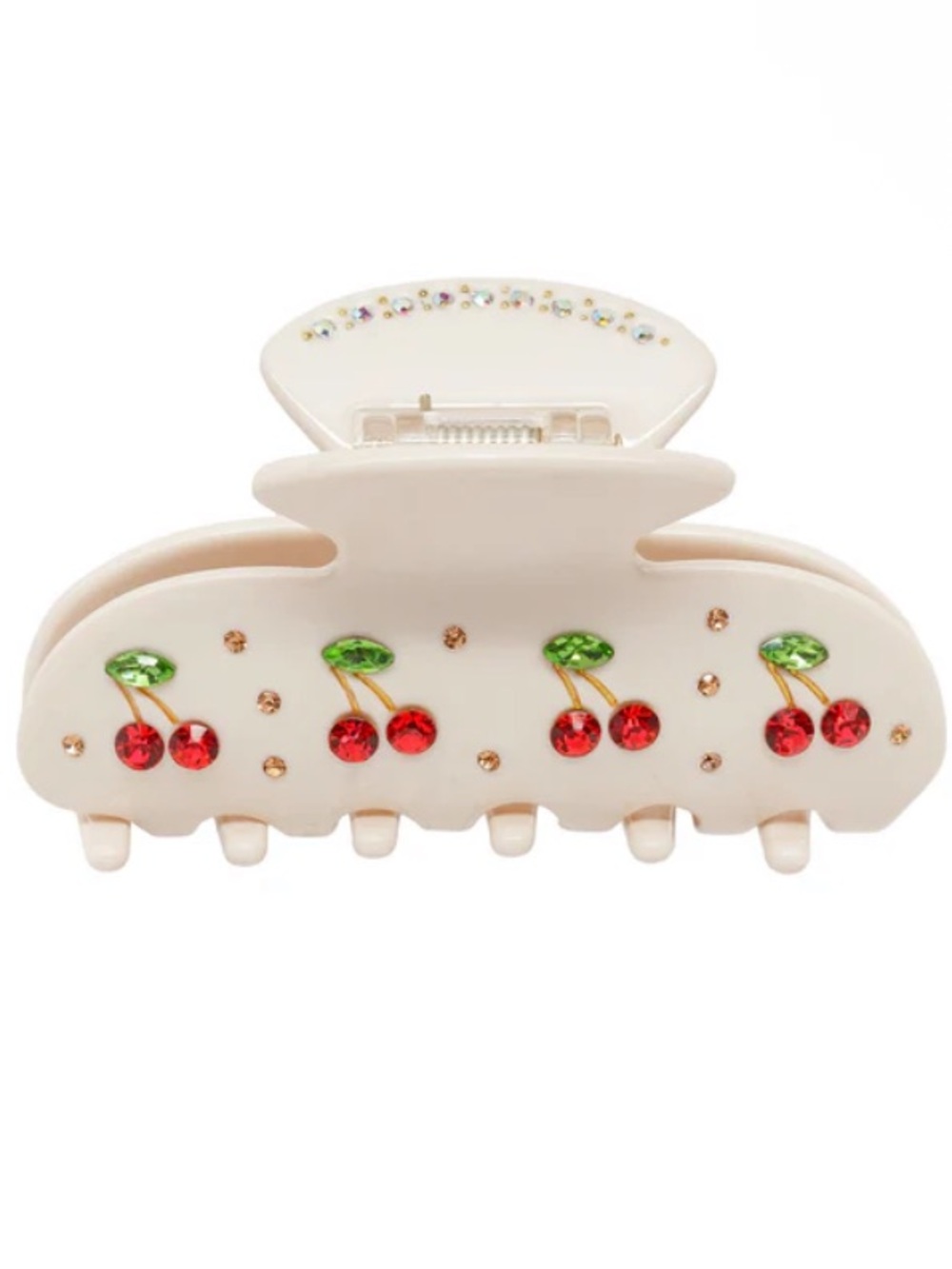 Emi Jay bundle of Red and Cream Hair Claw Clips - Picture 7 of 7